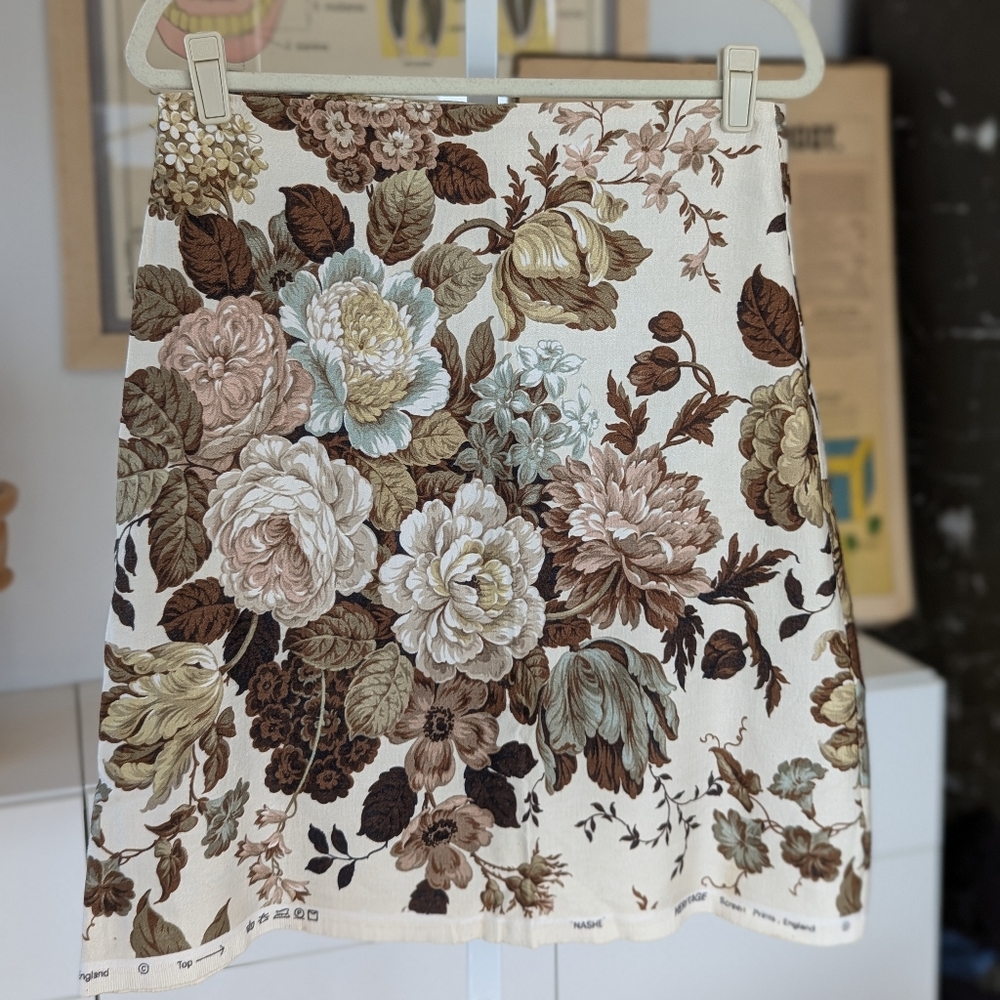 Vintage curtain skirt 8